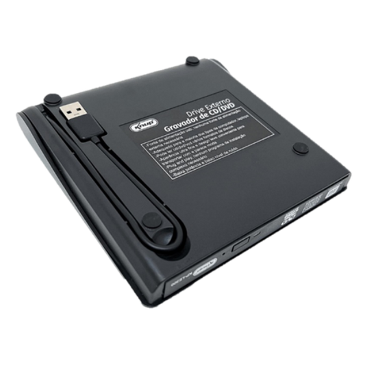 LECTOR GRABADOR CD/DVD EXTERNO USB 3.0 KNUP