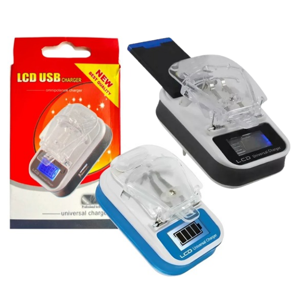 CARGADOR UNIVERSAL PARA BATERIA LED USB