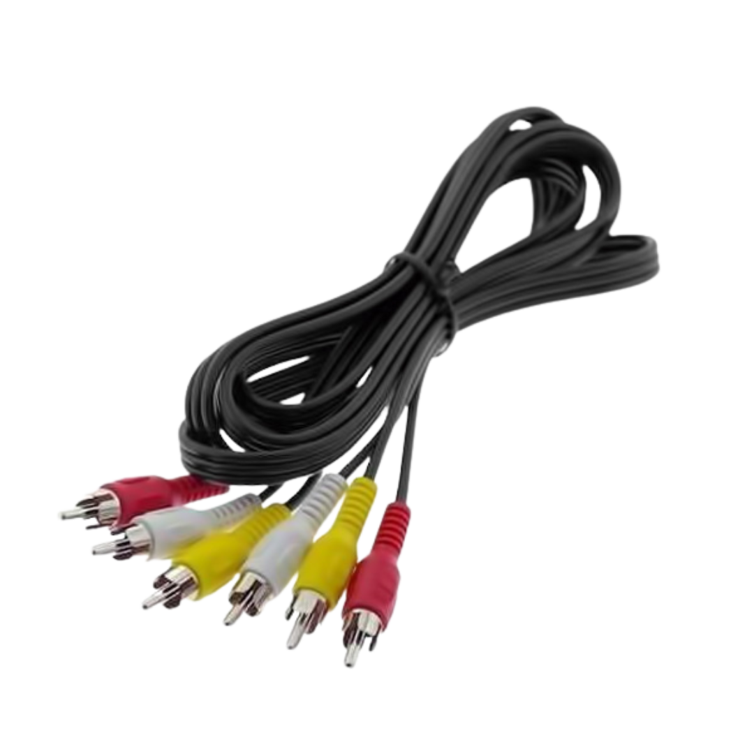 CABLE AUDIO Y VIDEO RCA 1.2 MTS