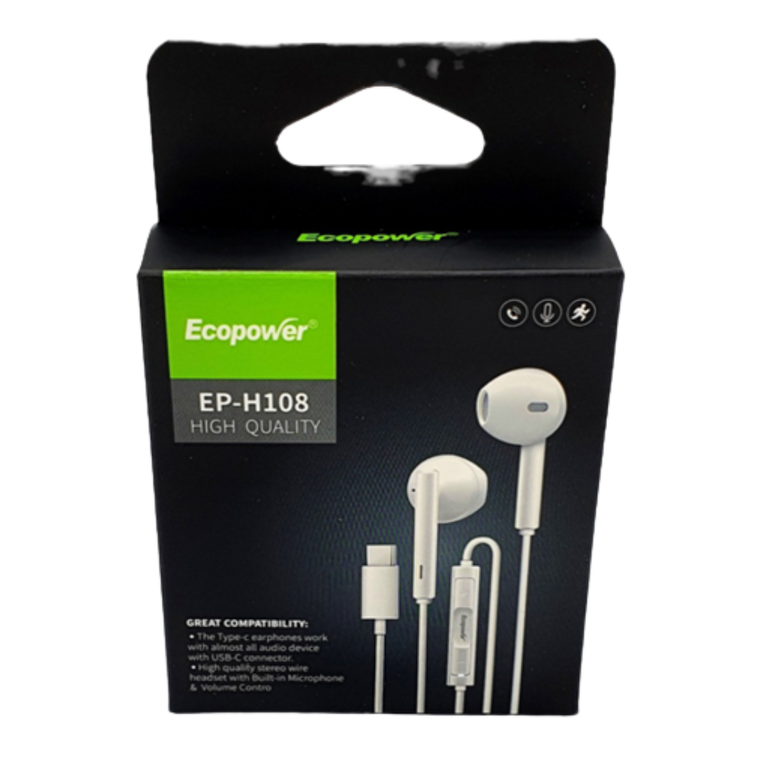 AURICULAR ECOPOWER EP- H107 | H108 TIPO-C