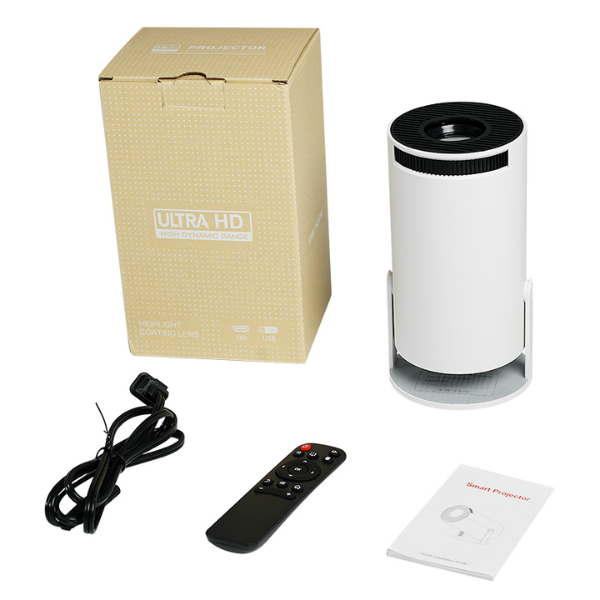 PROYECTOR ANDROID HY300 UHD 130" CON CANALES + FUTBOL LOCALES