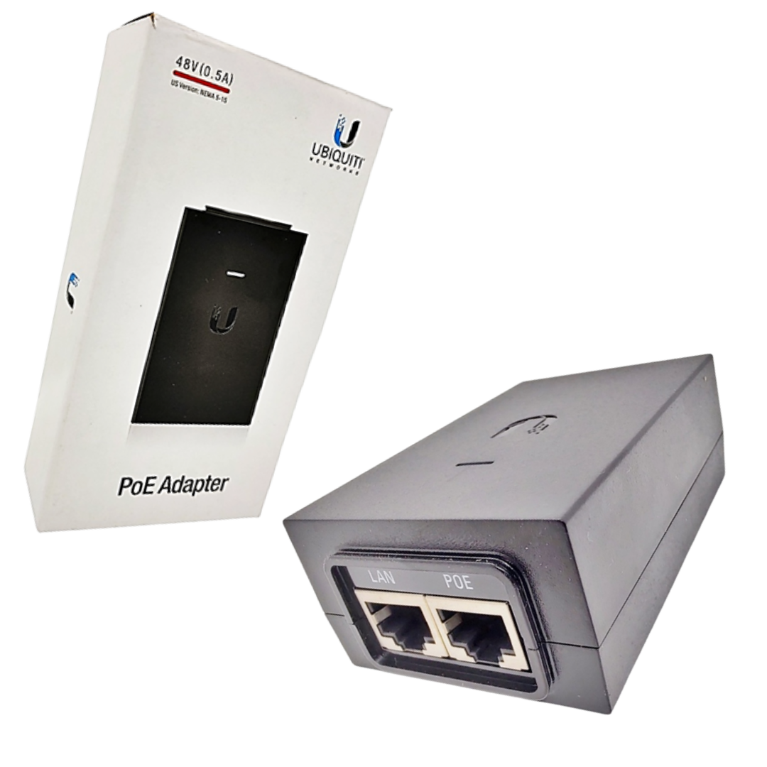 ADAPTADOR UBIQUITI POE INYECTOR 48V - 24W