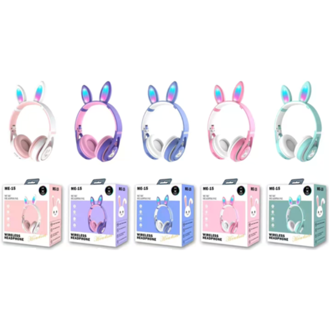 AURICULAR BLUETOOTH CONEJO LUO ME-15
