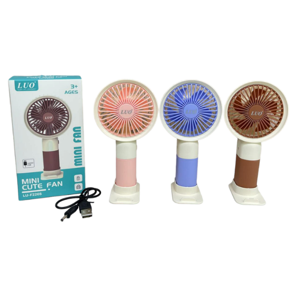 MINI VENTILADOR PORTATIL DE MANO LU-F2205