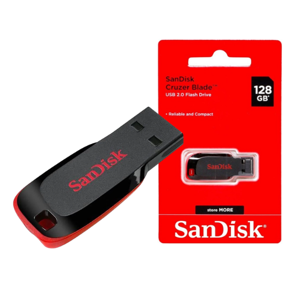 PENDRIVE SANDISK CRUZER BLADE Z50 16, 32 y 128 GB