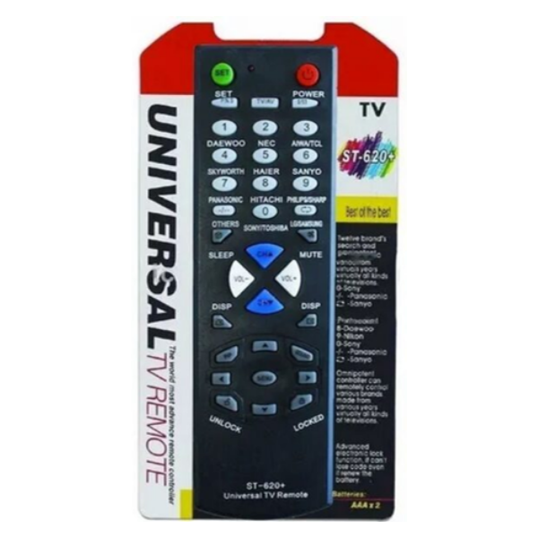 CONTROL UNIVERSAL PARA TV ST-620