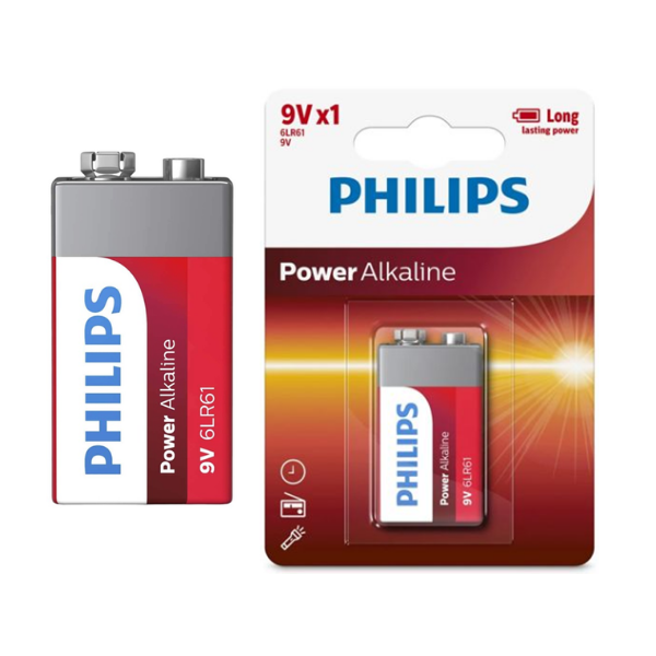 PILA PHILIPS ALCALINA 9V RECTANGULAR