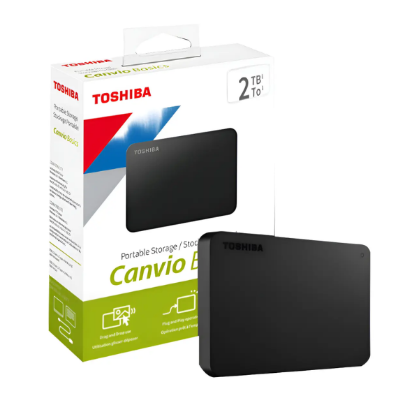 DISCO EXTERNO TOSHIBA 2.5" 2 TB USB 3.2