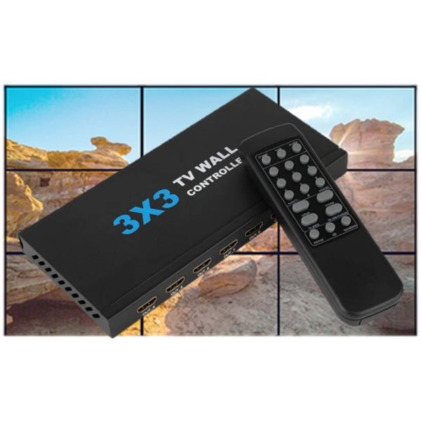 SPLITTER VIDEOWALL HDMI 4K 3X3 CON CONTROL