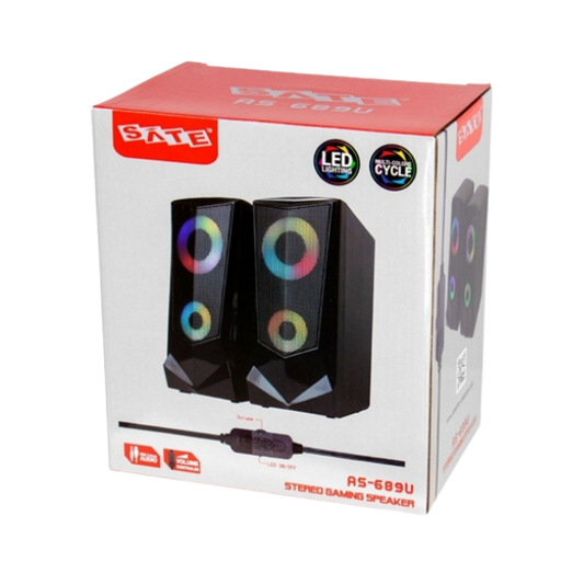 PARLANTE USB AS-689U RGB SATE