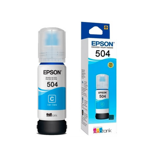 TINTA EPSON 504 NEGRO 127ML - CIAN, MAGENTA Y AMARILLO 70ML