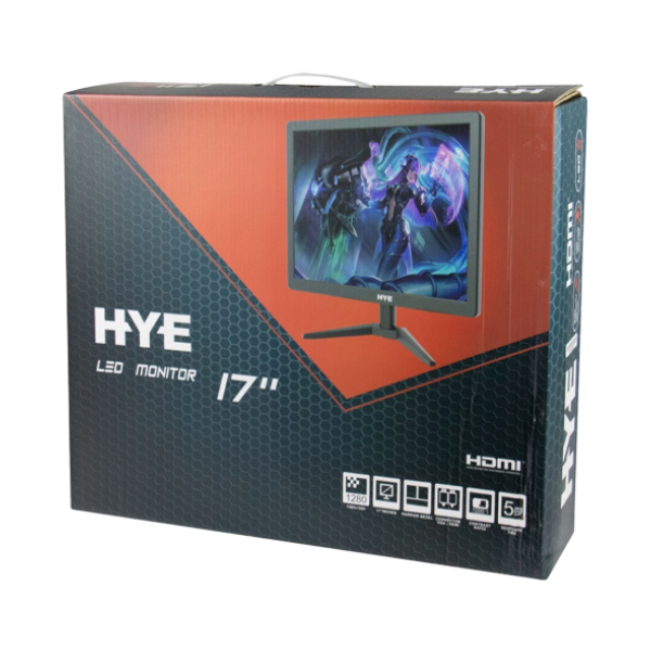 MONITOR 17" HYE HYE17NLM LED HDMI/VGA