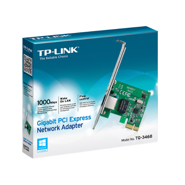 PLACA DE RED TP-LINK TG-3468 PCI-E GIGABIT 10/100/1000MBPS