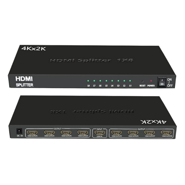SPLITTER HDMI ACTIVO 1X8