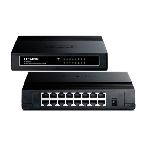 HUB SWITCH RJ45 16 PUERTOS TP-LINK TL-SF1016D 10/100MBPS