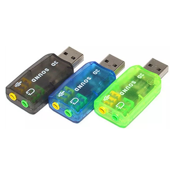 TARJETA DE AUDIO USB A 3D 5.1 CANALES