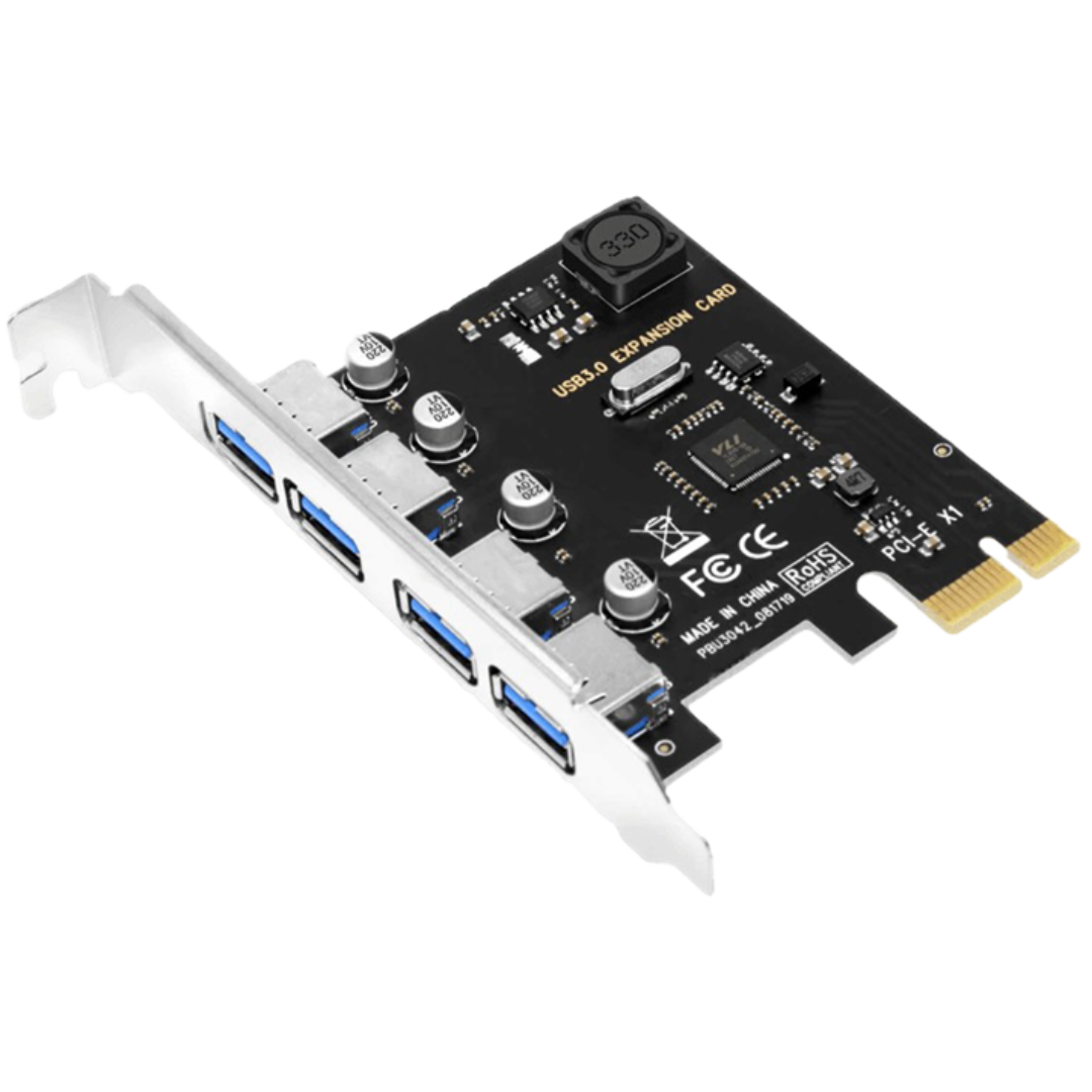 PLACA PCI-E USB 3.0 4 PUERTOS SIN FUENTE