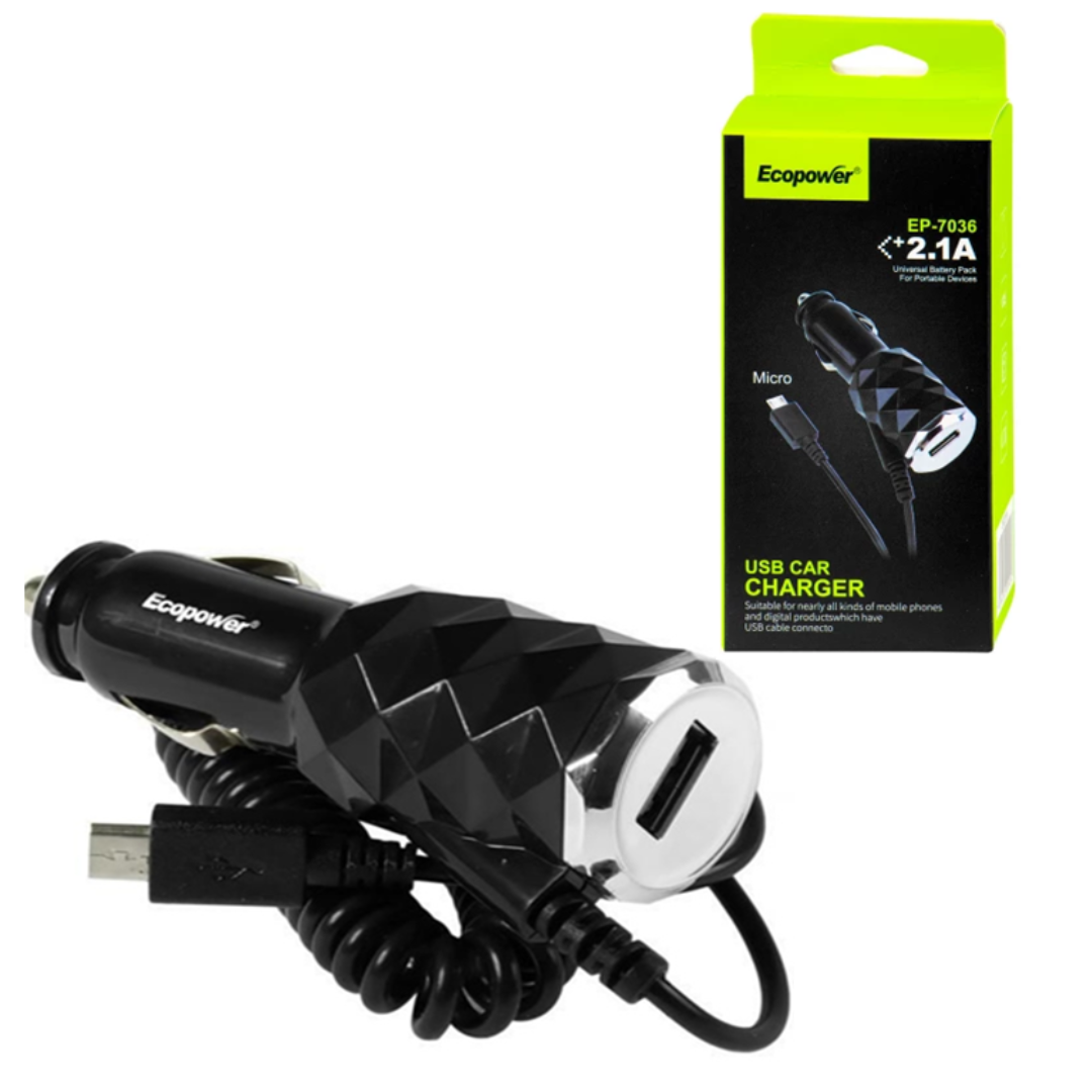 CARGADOR PARA AUTO ECOPOWER EP-7036