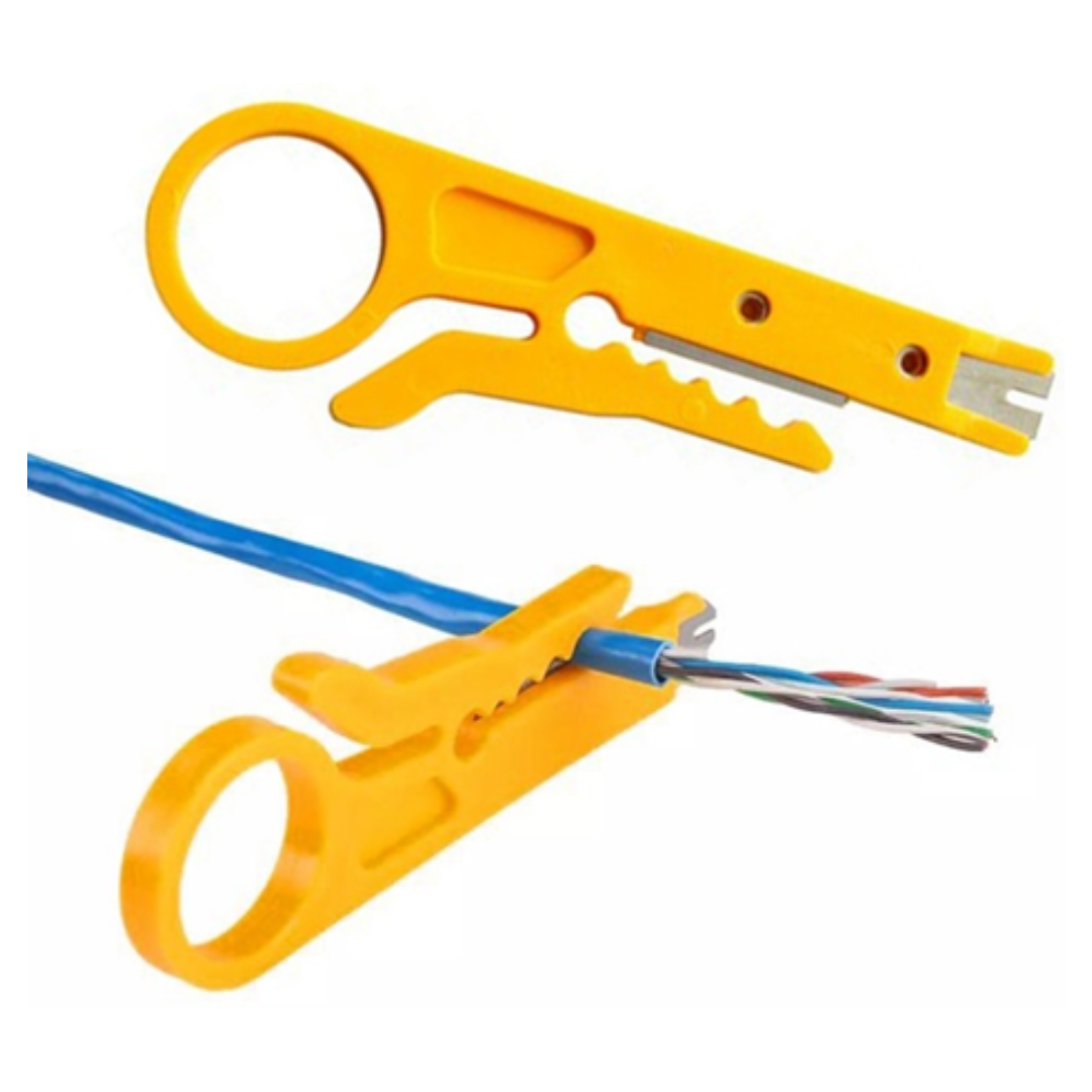 MINI ALICATE PELADOR DE CABLES Y CRIMPADORA