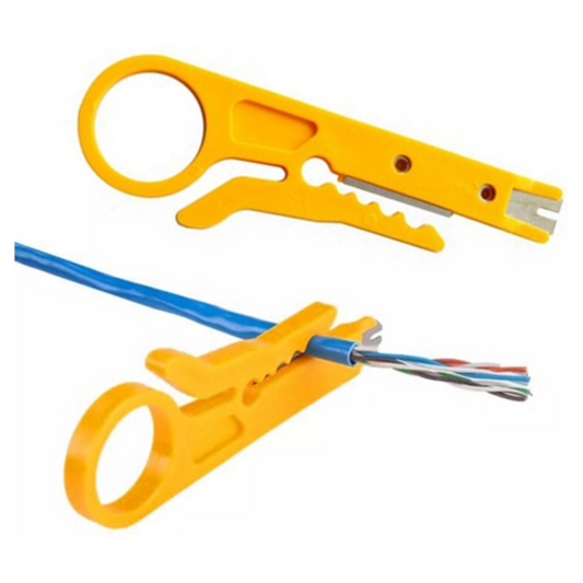 MINI ALICATE PELADOR DE CABLES Y CRIMPADORA