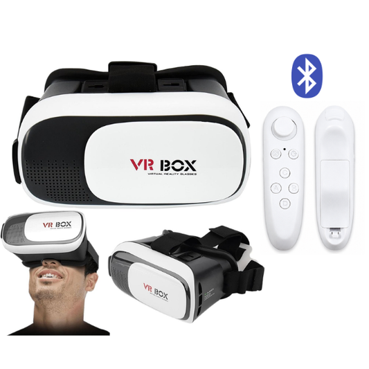 GAFAS DE REALIDAD VIRTUAL VR BOX 3D CON CONTROL
