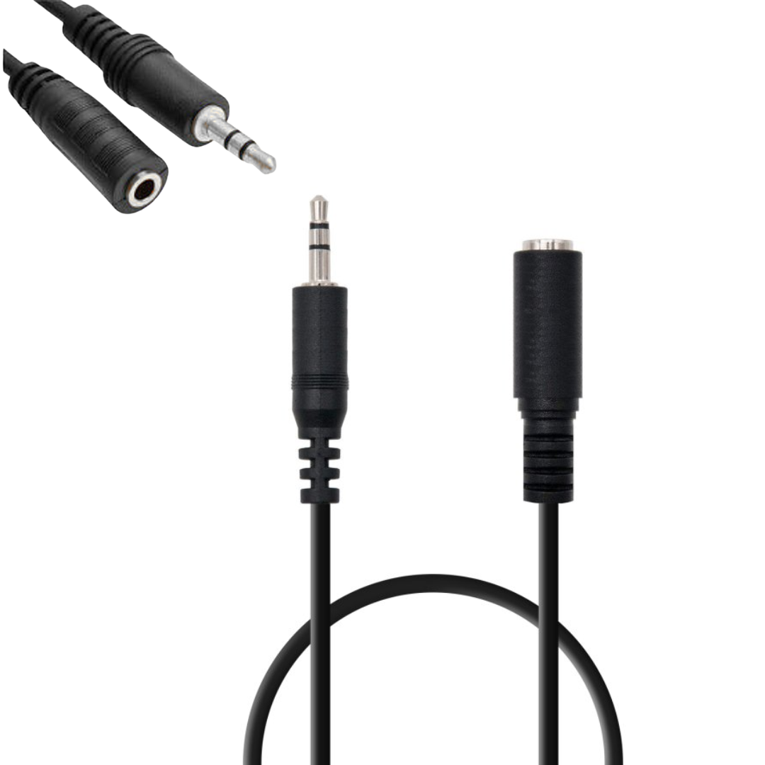 CABLE AUXILIAR MACHO A HEMBRA 1.5 METROS