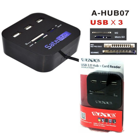 HUB USB Y MEMORY SATE A-HUB07