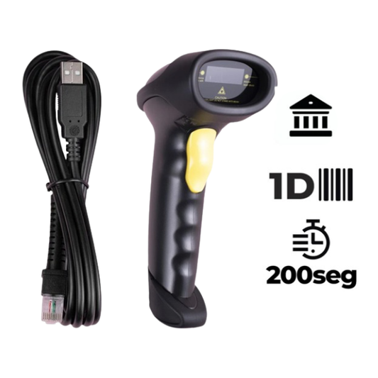 LECTOR DE CÓDIGO DE BARRAS USB QTLCB200