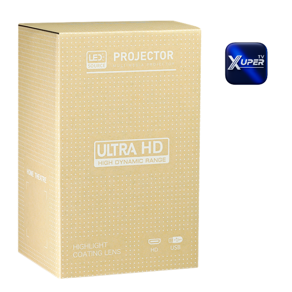 PROYECTOR ANDROID HY300 UHD 130" CON CANALES + FUTBOL LOCALES