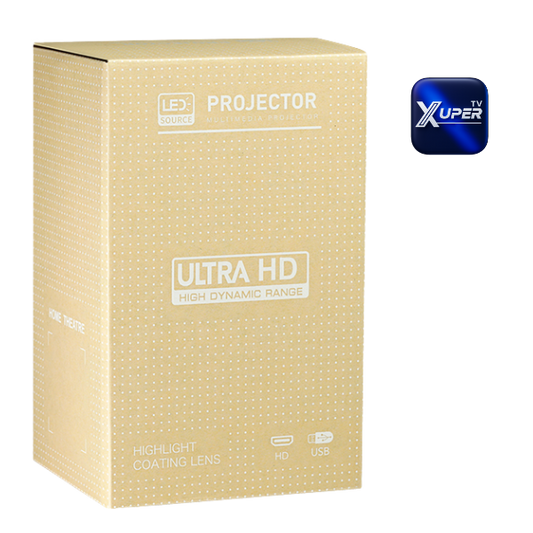 PROYECTOR ANDROID HY300 UHD 130" CON CANALES + FUTBOL LOCALES