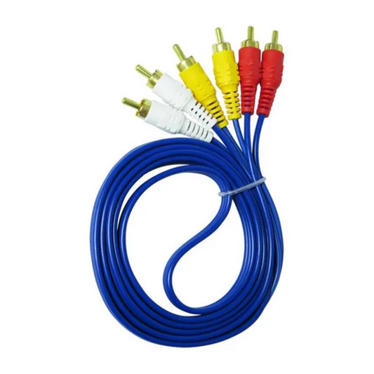CABLE AUDIO Y VIDEO RCA 3 MTS