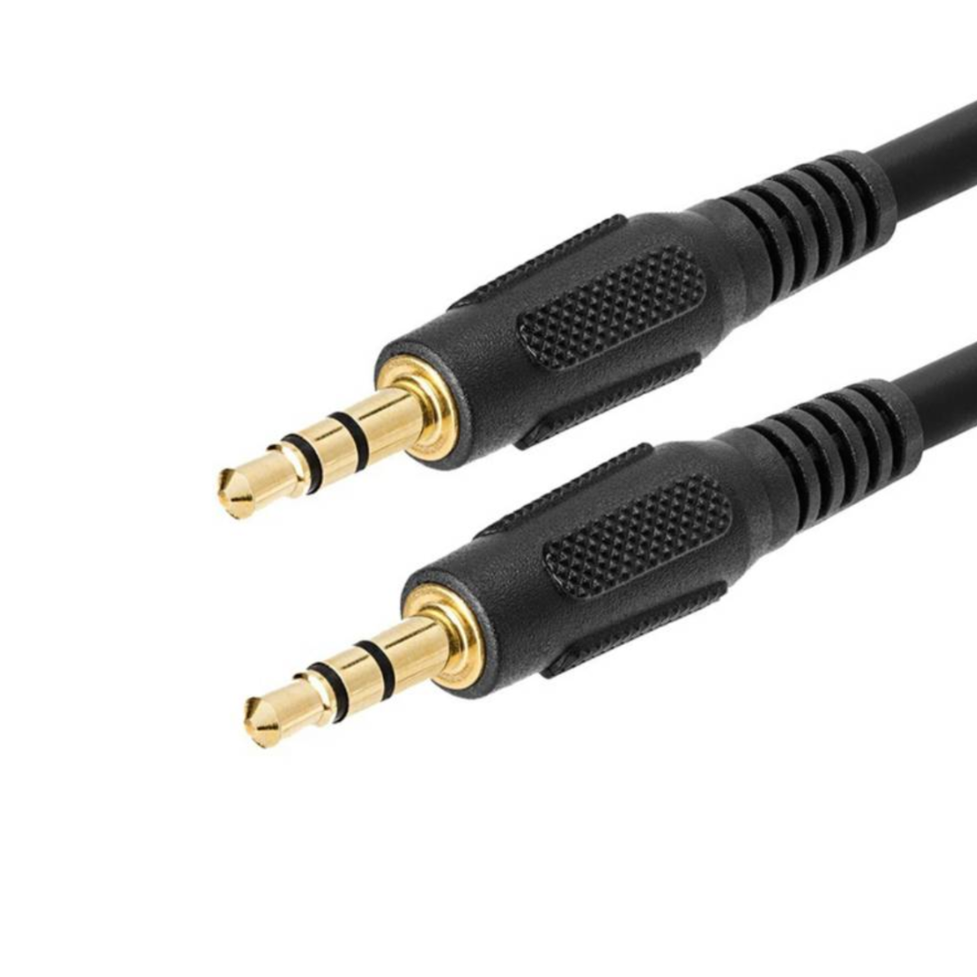 CABLE AUXILIAR MACHO A MACHO 1.5 METROS