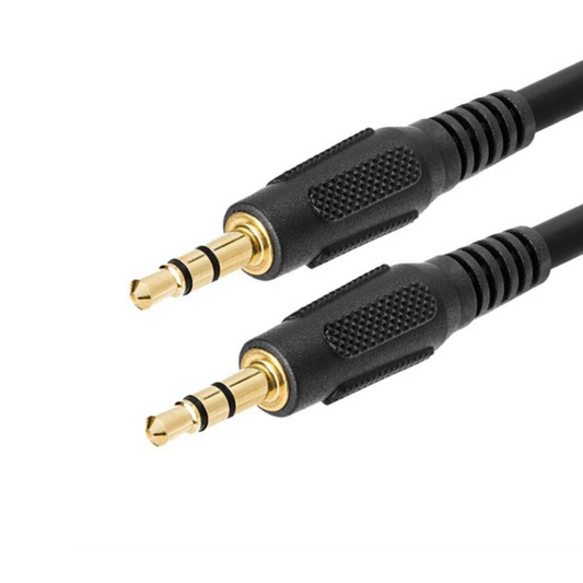 CABLE AUXILIAR MACHO A MACHO 1.5 METROS