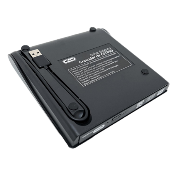 LECTOR GRABADOR CD/DVD EXTERNO USB 3.0 KNUP