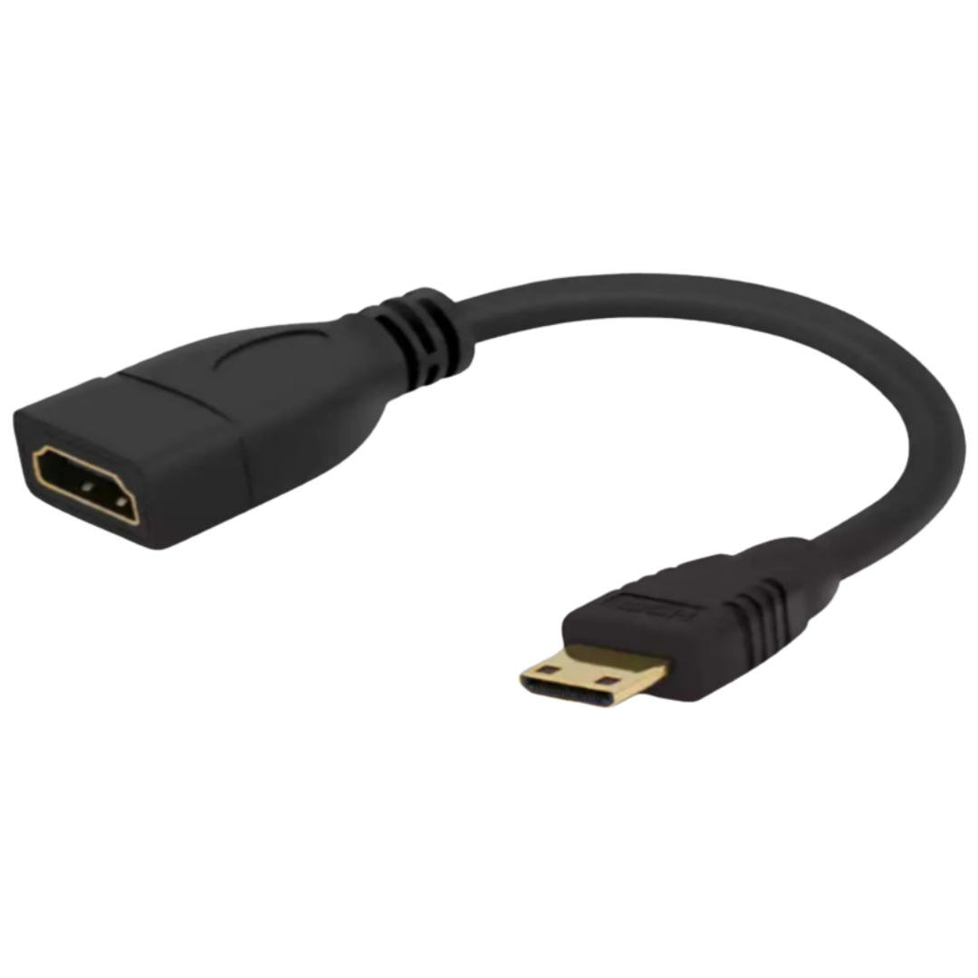 CABLE ADAPTADOR MINI HDMI A HDMI HEMBRA