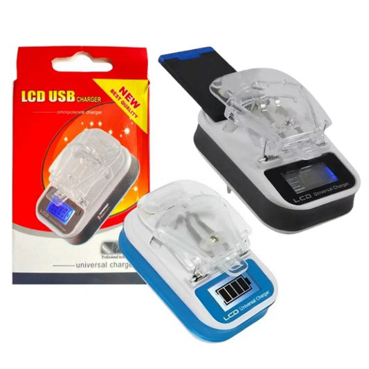 CARGADOR UNIVERSAL PARA BATERIA LED USB