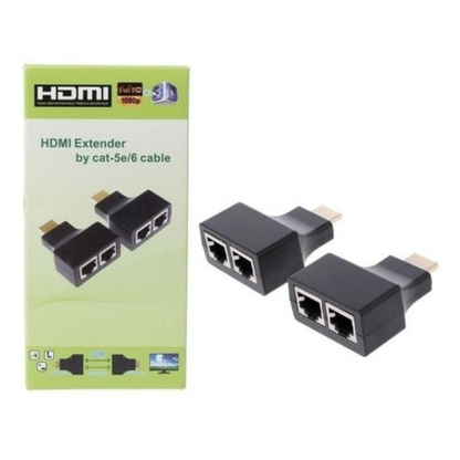 EXTENSOR HDMI PASIVO A 2 UTP 30 MTS
