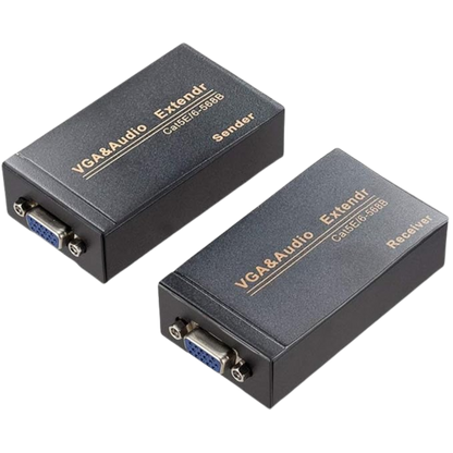 EXTENSOR VGA+AUDIO ACTIVO POR UTP 100 MTS