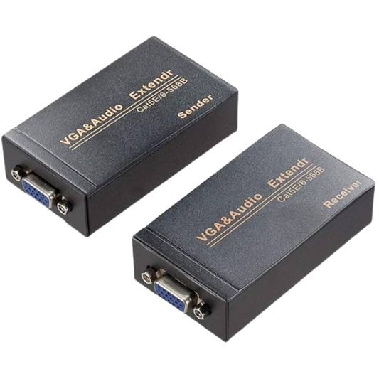EXTENSOR VGA+AUDIO ACTIVO POR UTP 100 MTS