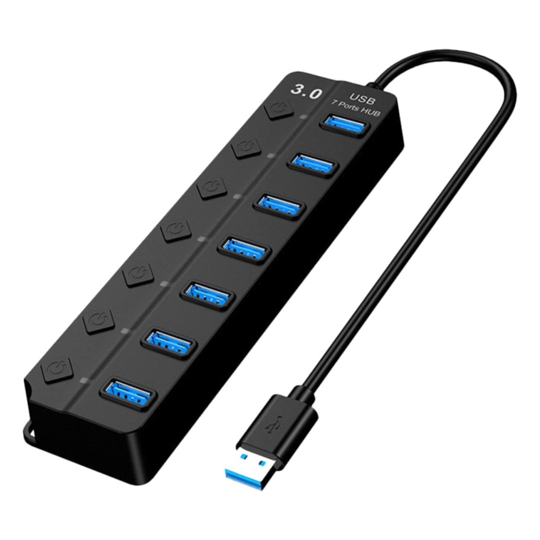 HUB USB 3.0 7P CON FUENTE