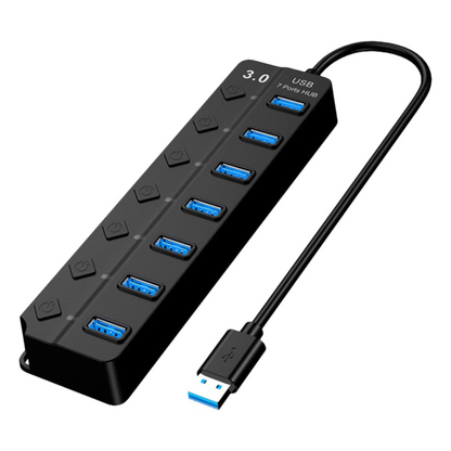 HUB USB 3.0 7P CON FUENTE