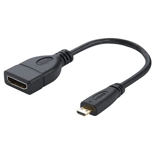 CABLE ADAPTADOR MICRO HDMI A HDMI HEMBRA