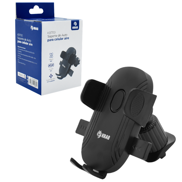 SOPORTE AUTO REJILLA DE AIRE KRAB KB700