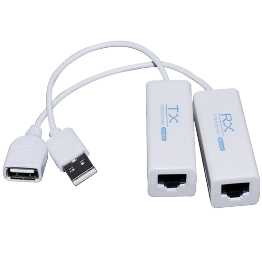 EXTENSOR USB PASIVO POR UTP 200 MTS