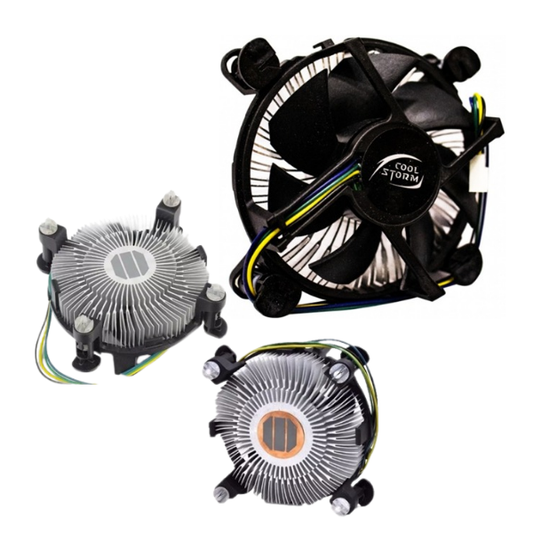 COOLER PARA PROCESADOR INTEL SOCKET 1155/1150/1151 CON DISIPADOR