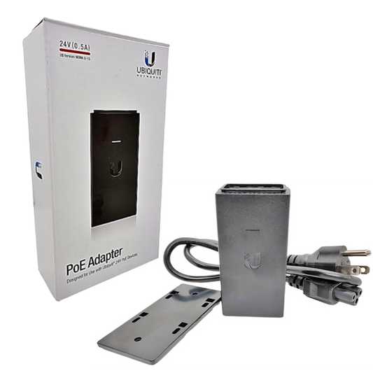 ADAPTADOR UBIQUITI POE INYECTOR 24V - 12W