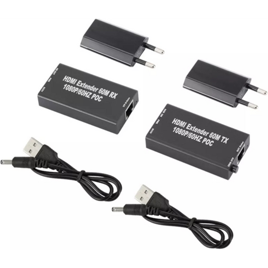 EXTENSOR HDMI ACTIVO POR UTP 60 MTS POC