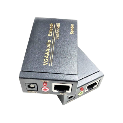 EXTENSOR VGA+AUDIO ACTIVO POR UTP 100 MTS