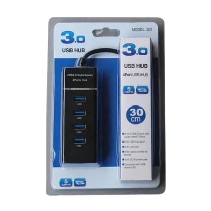 HUB USB 3.0 4P 5GBPS 30CM