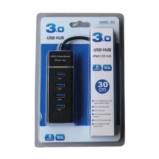 HUB USB 3.0 4P 5GBPS 30CM